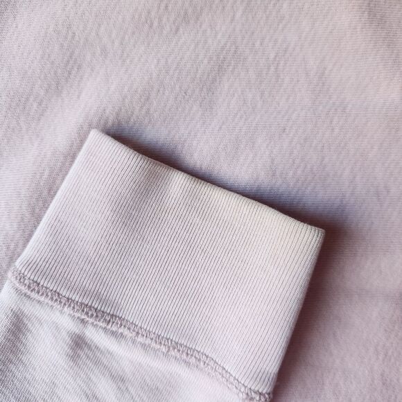 Madewell crewneck pullover sweatshirt XL light pink cozy warm fall basic - Picture 5 of 9